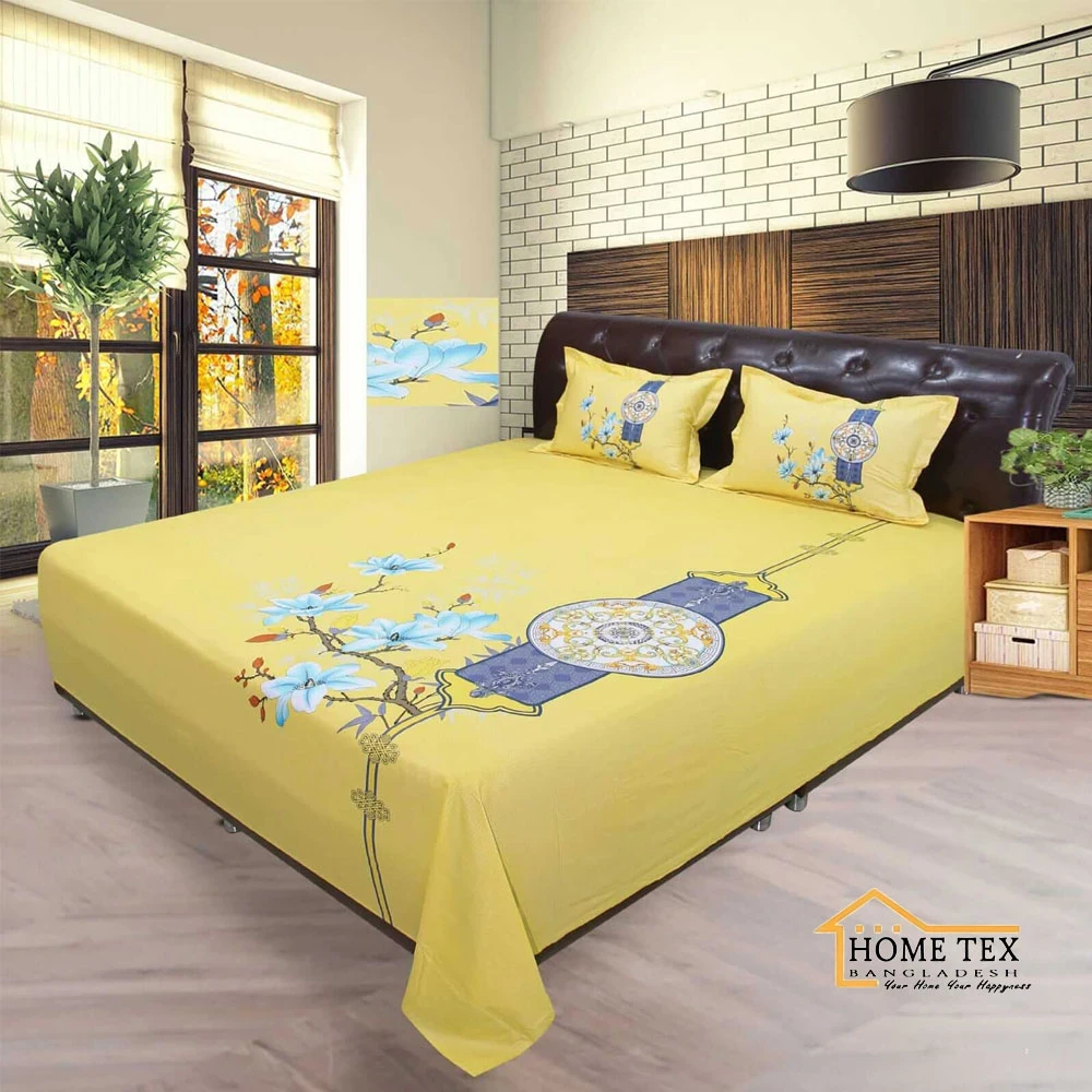 RTP Ginger Brown Bed Sheet 4pcs set